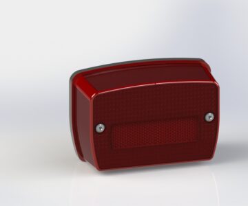 3D модель Фонарь задний мотоциклетный