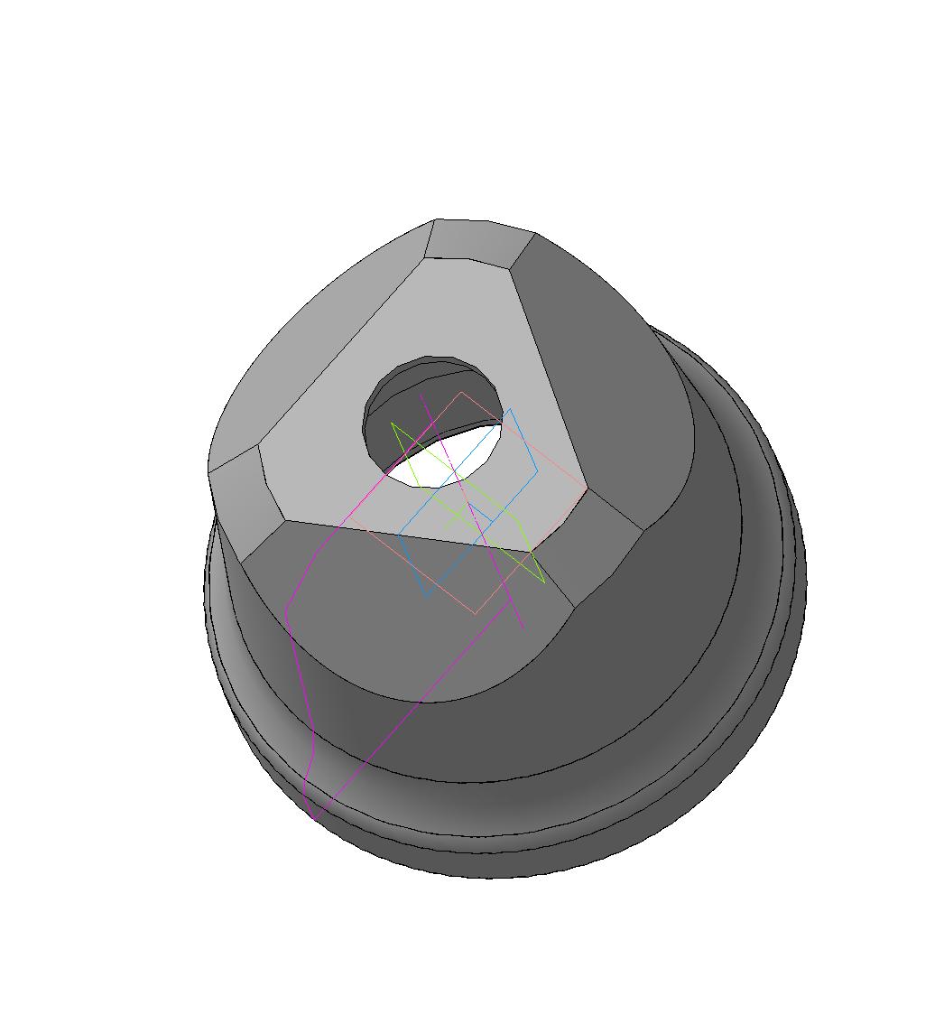 3D модель Нажимной конус