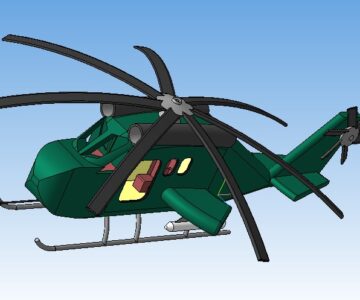 3D модель Вертолет