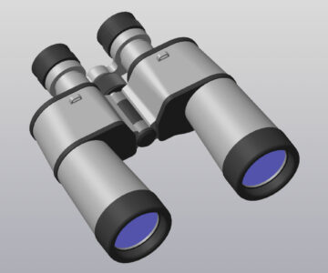 3D модель Бинокль 3D