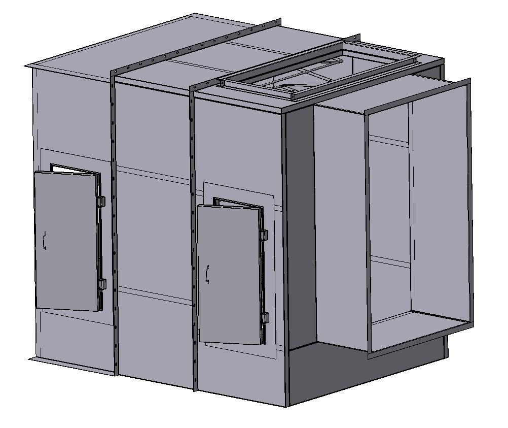 3D модель Приточная камера 2ПК-31,5