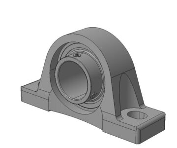 3D модель Подшипниковый узел FKL LES210 2F