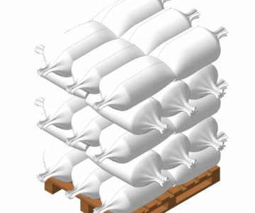 3D модель Поддон с мешками