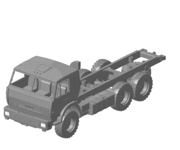3D модель 3D модель КамАЗ 43118