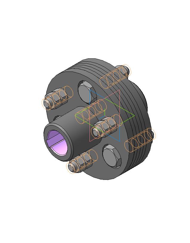 3D модель Муфта упругая АЗПМ-01