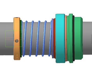 3D модель Торцевое уплотнение компрессора