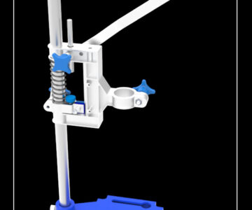 3D модель Стойка для дрели в solidworks