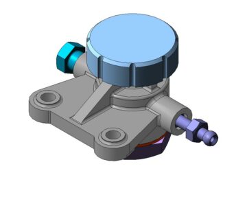 3D модель головка соединительная