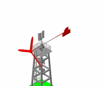 3D модель Ветрогенератор собственной разработки