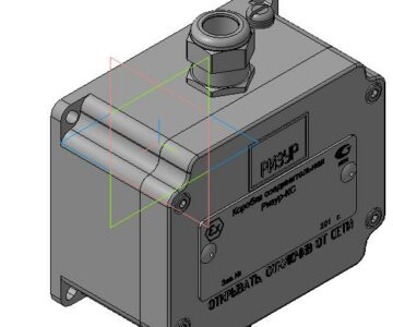 3D модель 3D модель Коробки соединительной