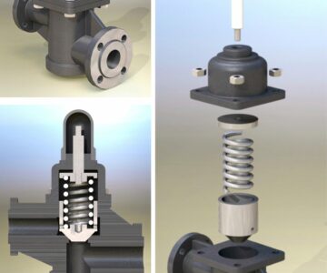 3D модель Клапан перепускной SolidWorks