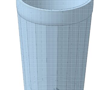 3D модель Стакан граненый