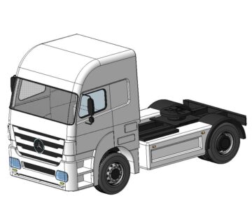3D модель 3D Модель Mercedes Benz AXOR