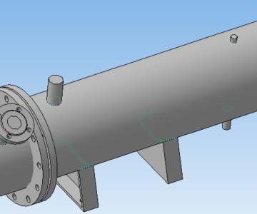 3D модель Охладитель выпара ОВА-2