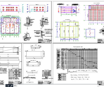 Чертеж Диплом Детский сад на 95 мест