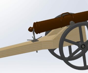 3D модель 3D модель Пушка 1812 г.