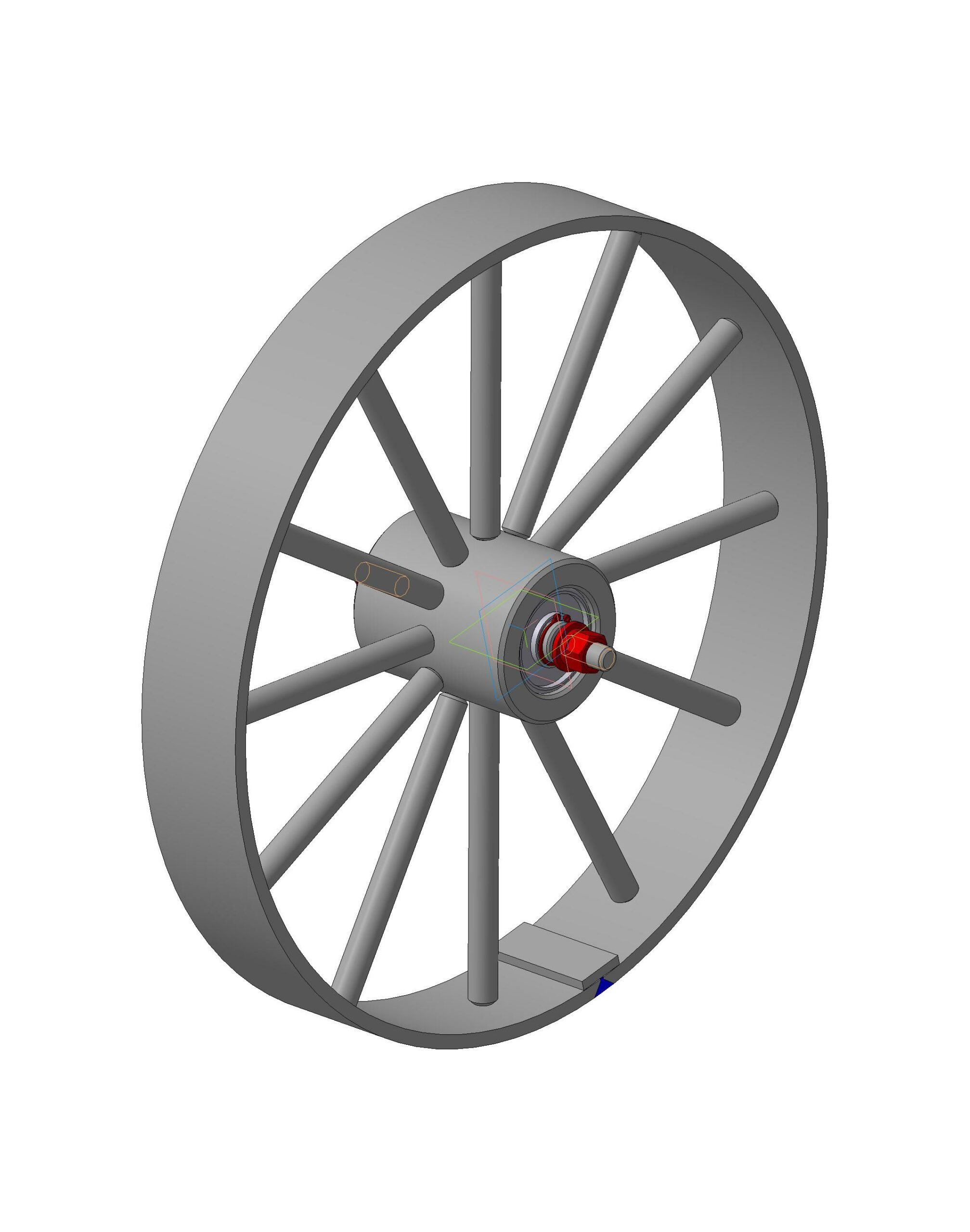 3D модель Колесо