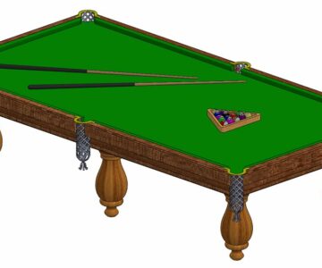 3D модель Бильярд "Американка"