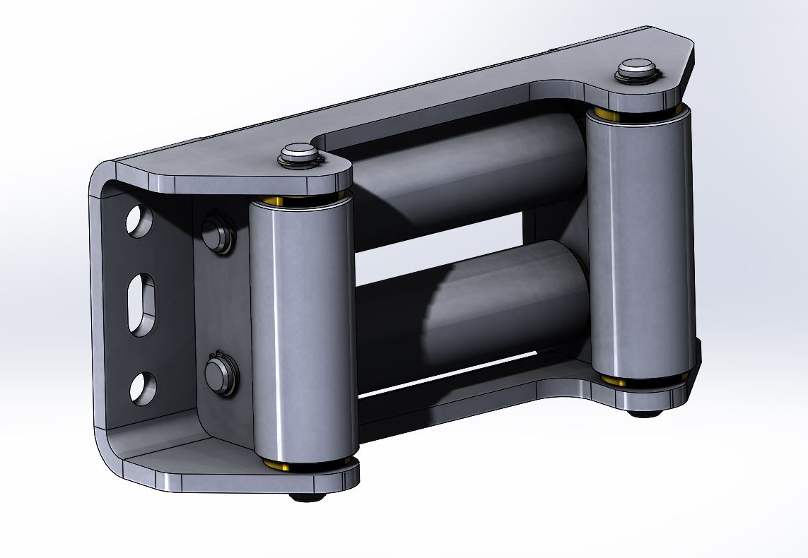 3D модель Ролики для лебедки WARN 20XL - 30XL Fairlead ASSY-SRS XL-STD