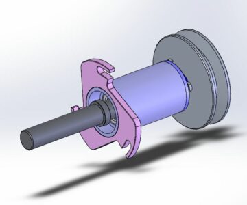 3D модель Быстросъемный шпиндель фасовочной машины