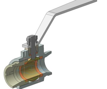 3D модель Кран шаровой Victaulic 2 дюйма