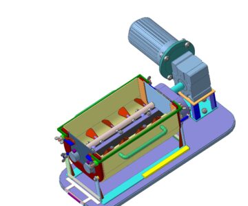 3D модель Смеситель двухвальный