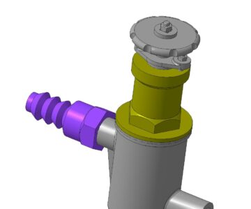 3D модель Клапан МЧ00.52 задание по альбому Боголюбова