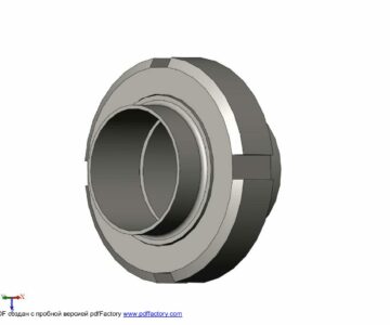 3D модель Муфта в сборе DIN 11851 DN50