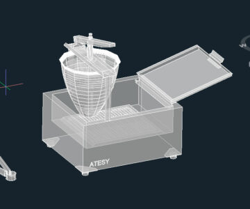 3D модель Пончиковый аппарат Atesy Гольфстрим