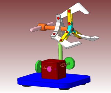3D модель Приспособление для пайки разъёмов (зажим трёхкулачковый)