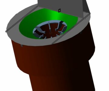 3D модель Раздвижная крышка для закалочной ванны