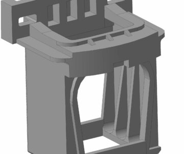 3D модель Отливка упора переднего