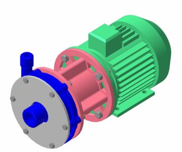 3D модель Насос ХЦМ 3/25М