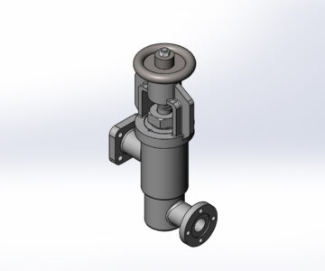 3D модель Клапан МЧ00.62.00.00.СБ