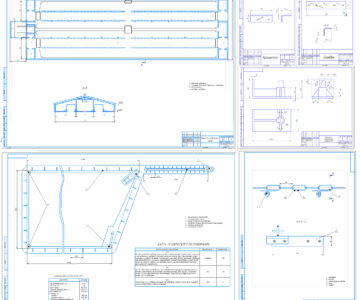 Чертеж Технологическая линия уборки навоза ТСН-160