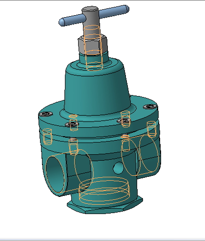 3D модель Регулятор давления из альбом сборочных чертежей Борковской