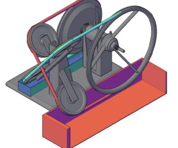 3D модель Нитиноловый двигатель