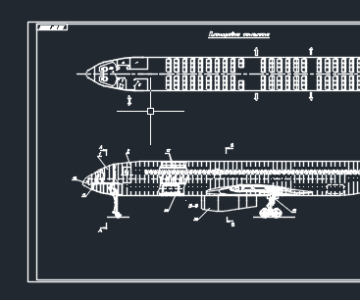 Чертеж Boeing B-737 Advance