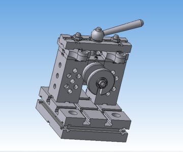 3D модель Приспособление для сверления двух отверстий