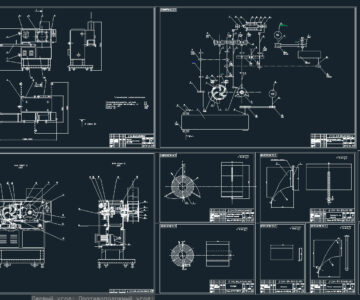Чертеж Машина тестоделительная А2-ХТ2Н