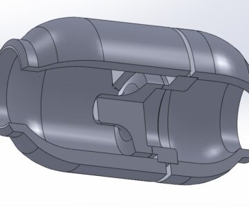 3D модель Клапан обратный DN50