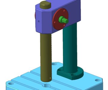 3D модель Пресс ручной 3D