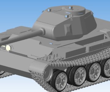 3D модель Танк Т-44