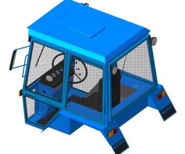 3D модель Кабина трактора МТЗ-82
