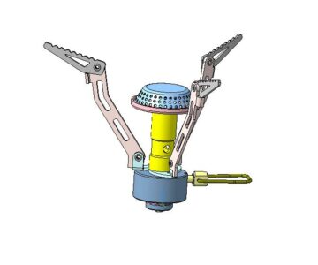 3D модель Горелка газовая туристическая