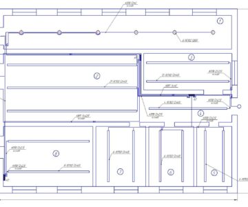 Чертеж Проектирование осветительной установки цеха по ремонту электродвигателей, трансформаторов и пускозащитная аппаратуры