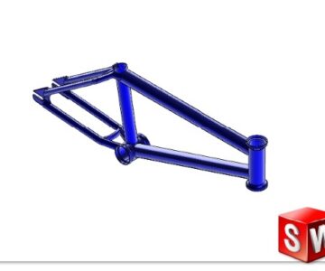 3D модель Рама BMX велосипеда