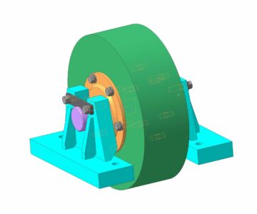 3D модель Ролик опорный