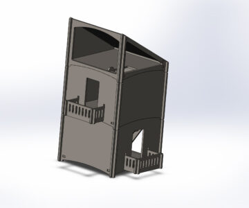 3D модель Домик-конструктор ЗД модель