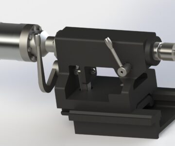3D модель Задняя бабка токарного станка 16А20Ф3